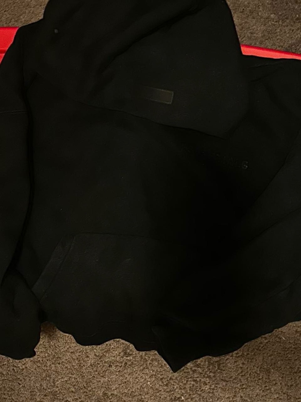 Essentials Black Lightweight Shirt Jacket